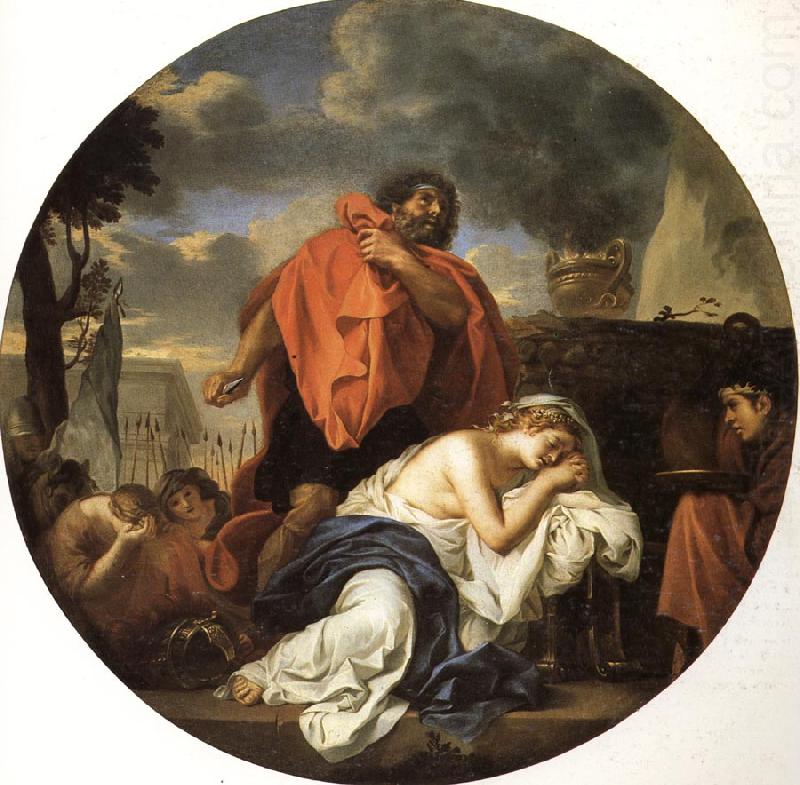 Jephthah's Sacrifice, LE BRUN, Charles